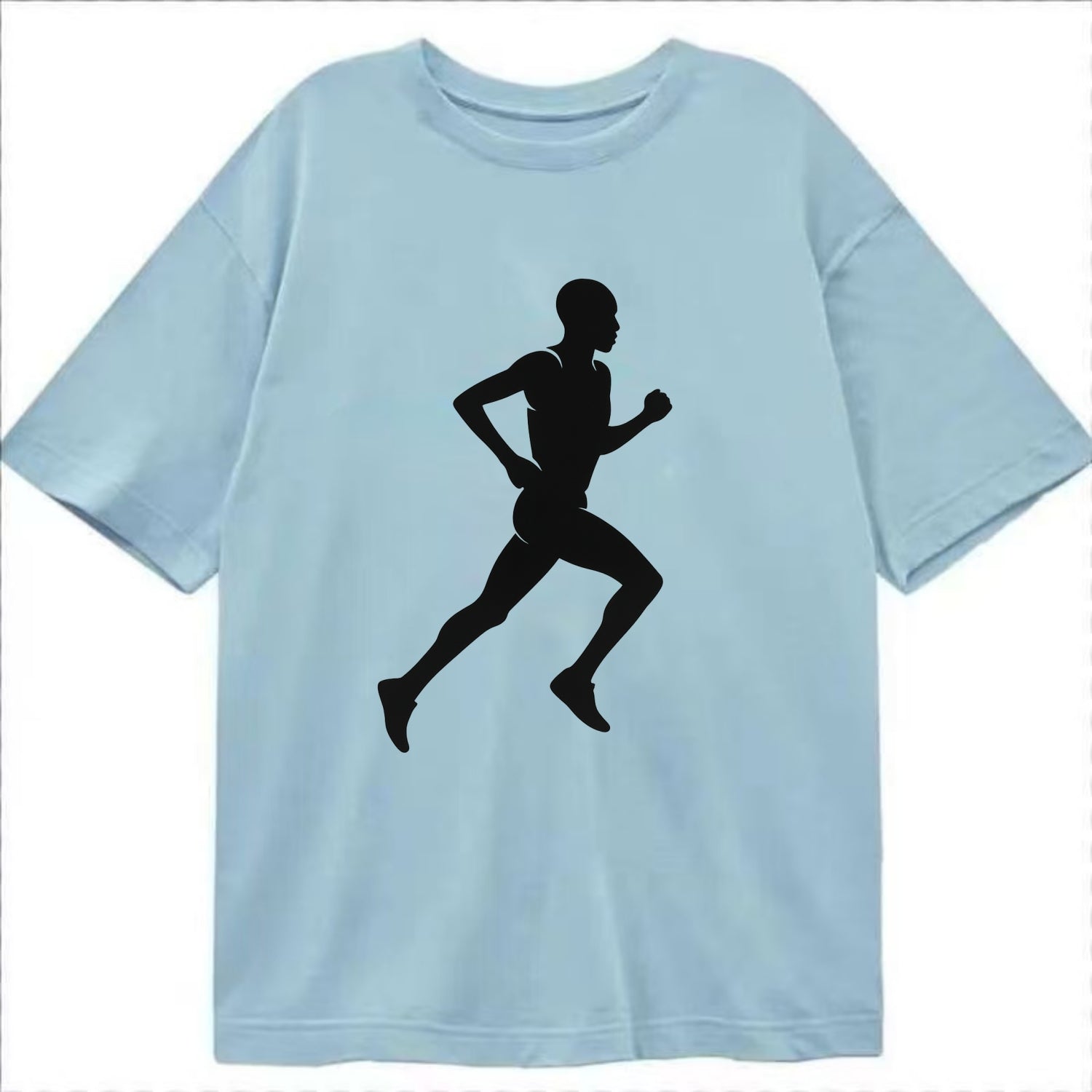 Kenyan distance runner stride - Classic T-shirt - Light Blue