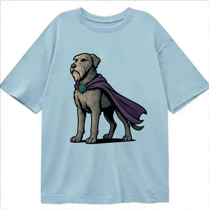 Irish Wolfhound Mystic Hero  - Classic T-shirt - Light Blue