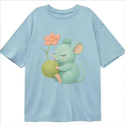 Mint Mouse - Classic T-shirt - Light Blue