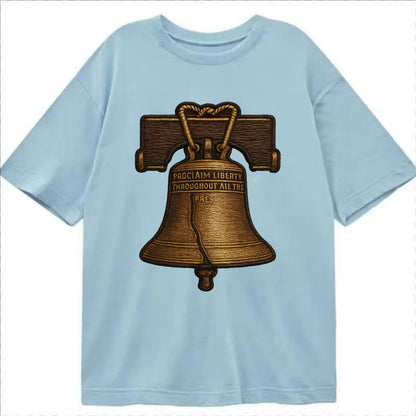 Liberty Bell  - Classic T-shirt - Light Blue