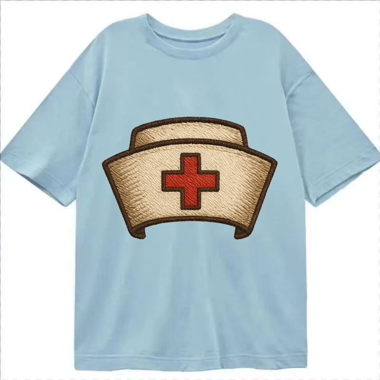 Nurse Cap  - Classic T-shirt - Light Blue