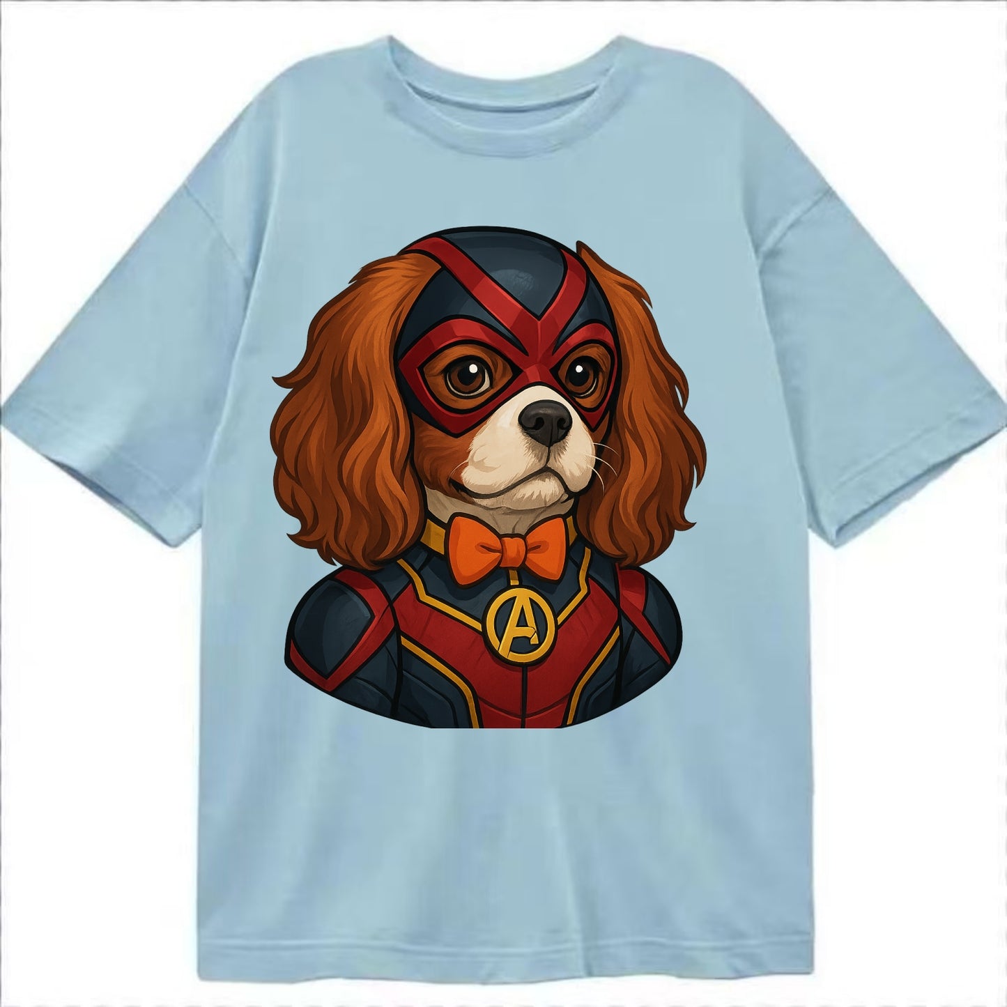 Cavalier King Charles Friendly Hero  - C Classic T-shirt - Light Blue