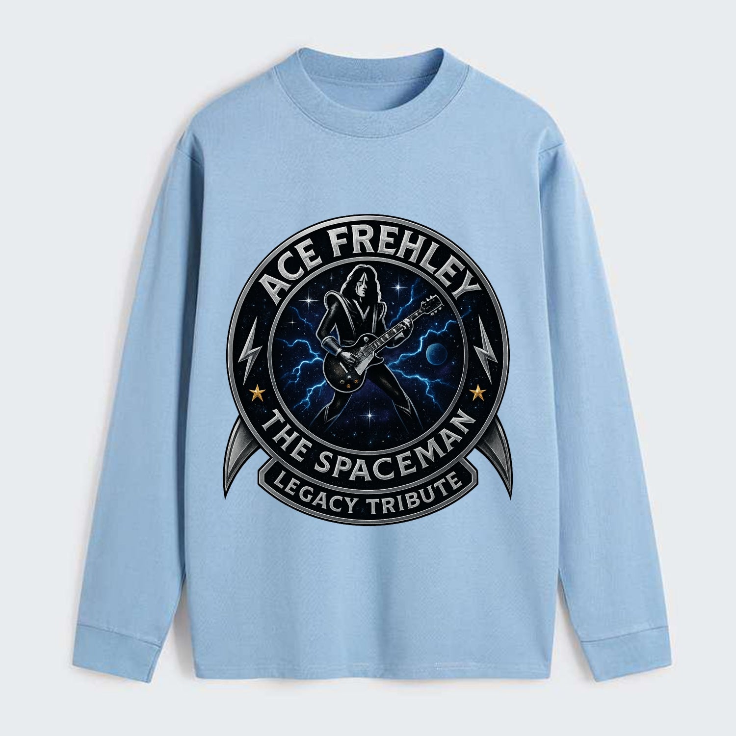 Ace Legacy Seal - Classic Long Sleeve Shirt - Light Blue