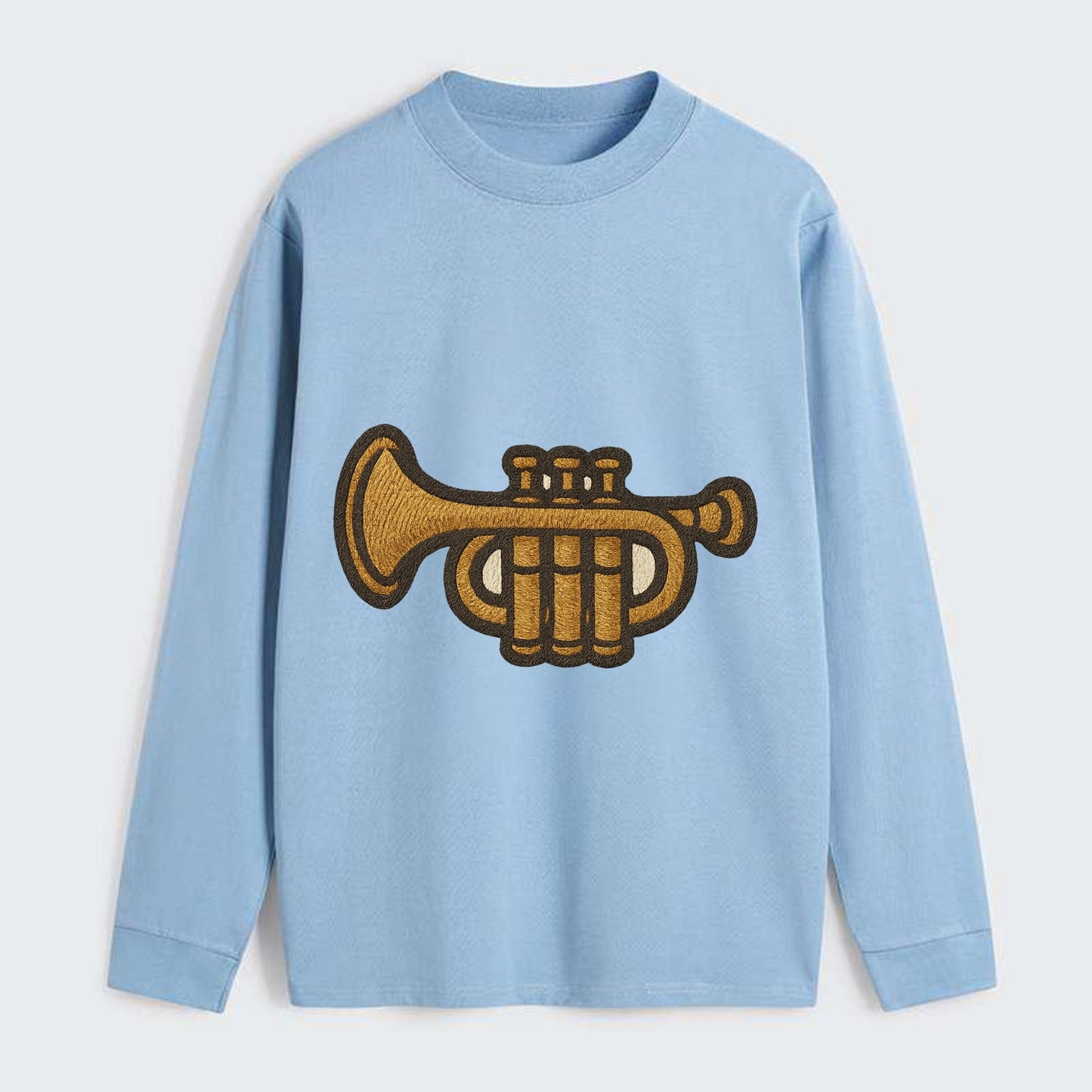 Trumpet  - Classic Long Sleeve Shirt - Light Blue