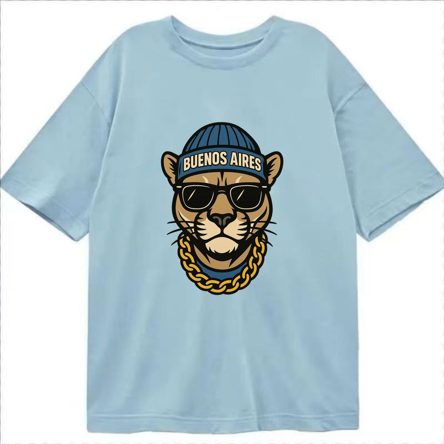 Buenos Aires Puma - Classic T-shirt - Light Blue