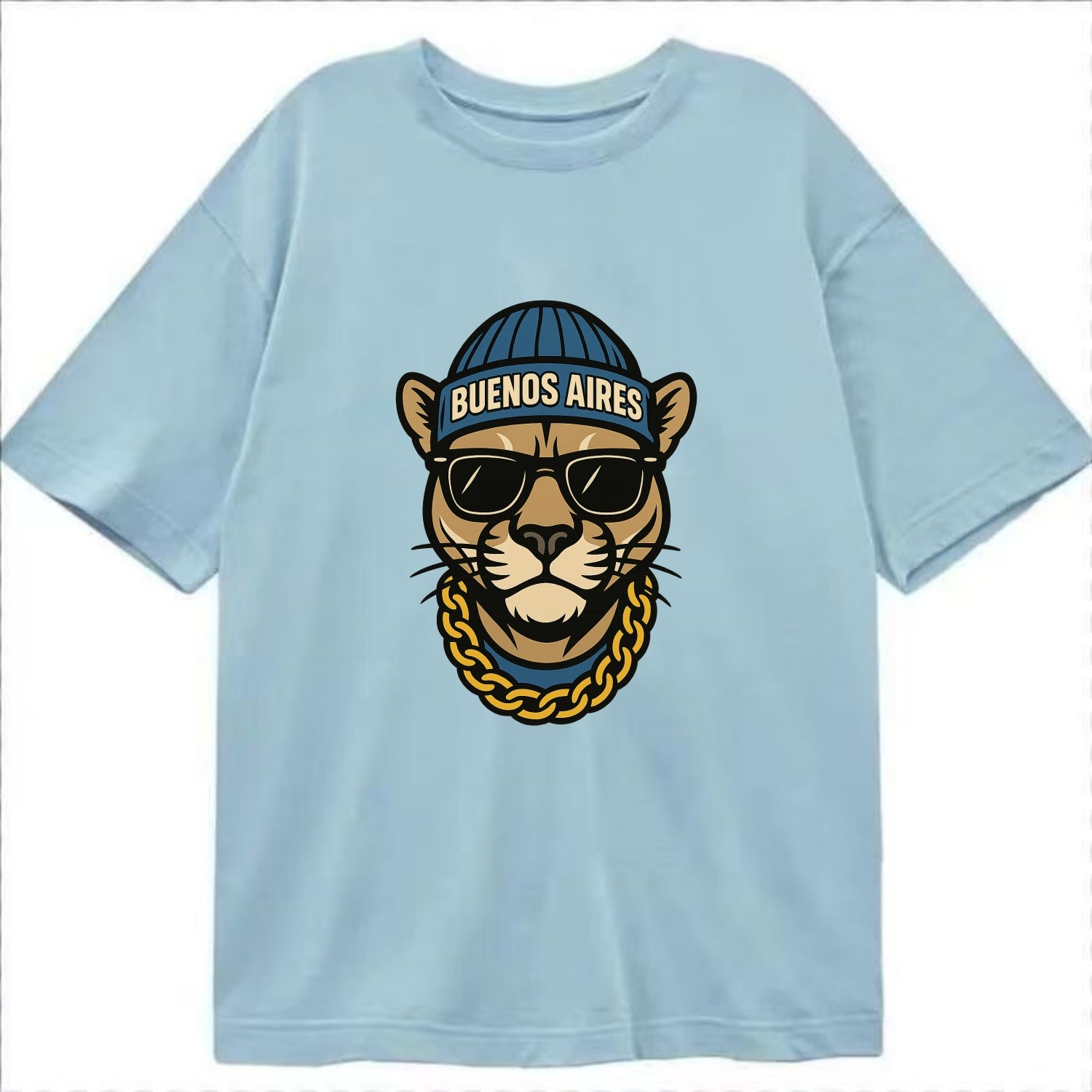 Buenos Aires Puma - Classic T-shirt - Light Blue