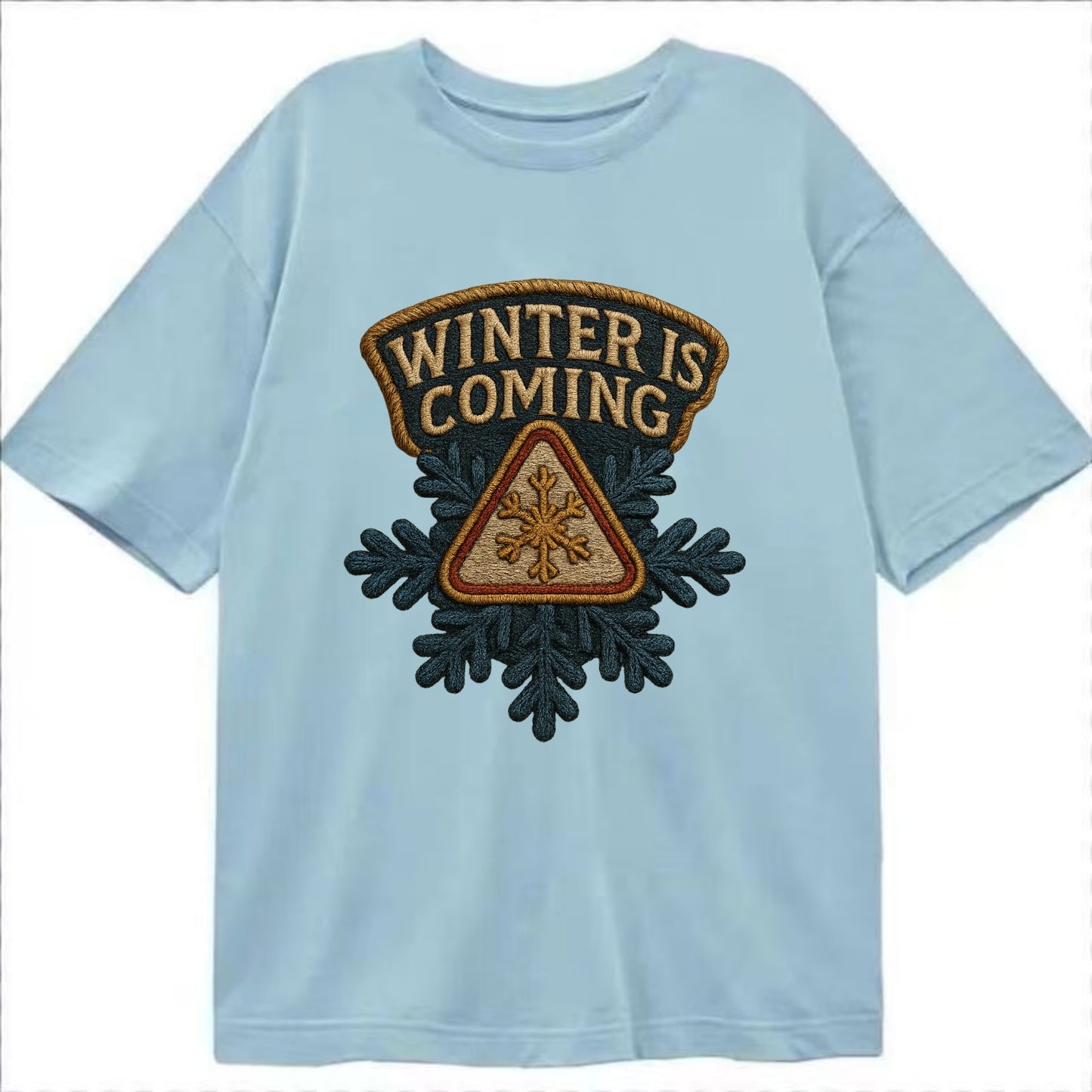 Winter Is Coming  - Classic T-shirt - Light Blue