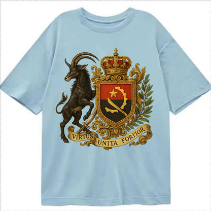 Angola Giant Sable Emblem  - Classic T-shirt - Light Blue