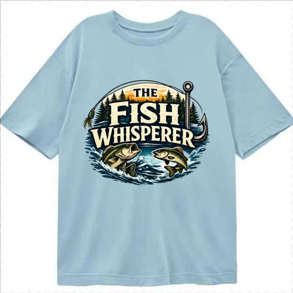 The Fish Whisperer - Classic T-shirt - Light Blue