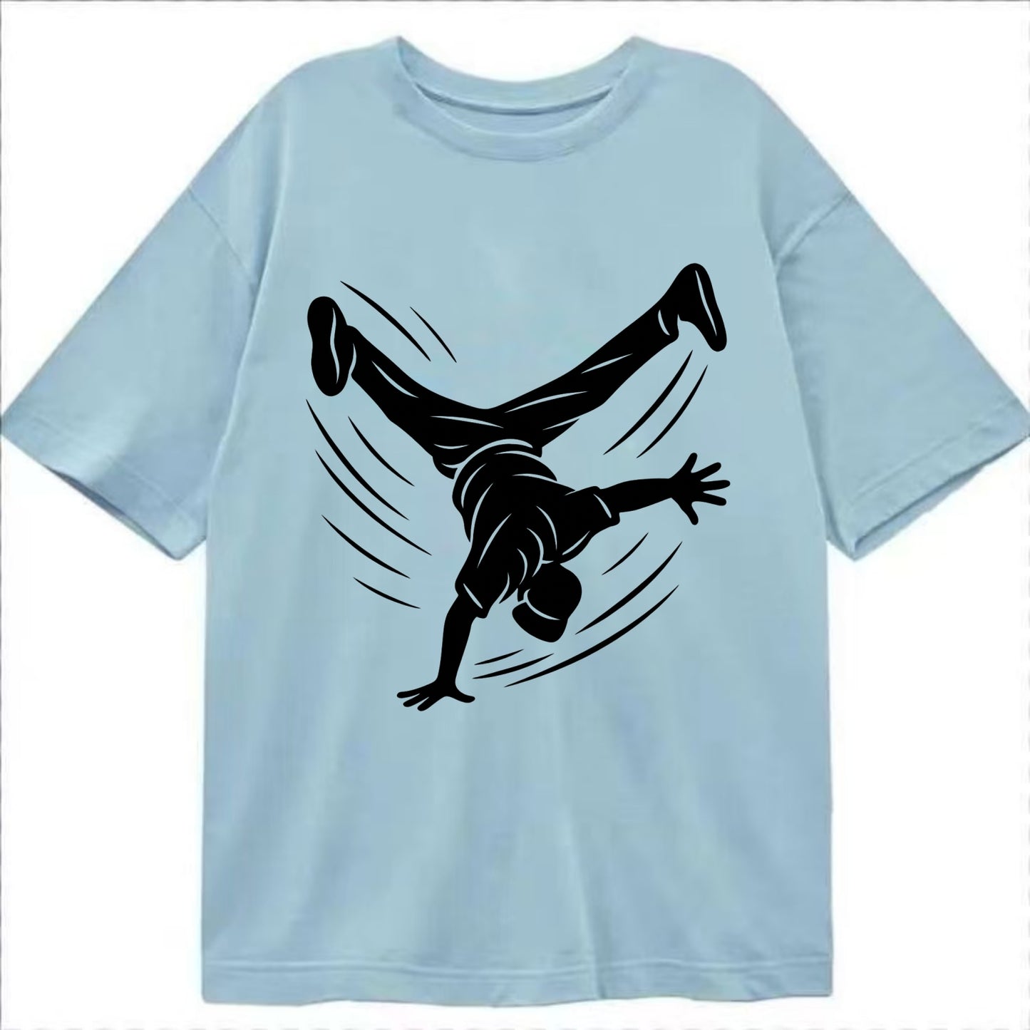 Breakdancer windmill move - Classic T-shirt - Light Blue