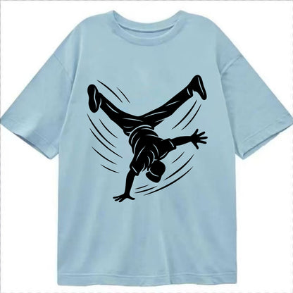 Breakdancer windmill move - Classic T-shirt - Light Blue