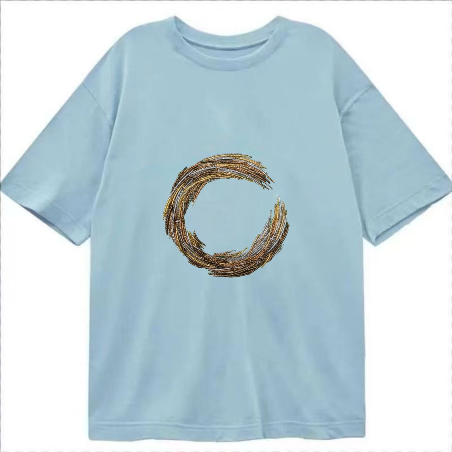 Enso Circle - Classic T-shirt - Light Blue