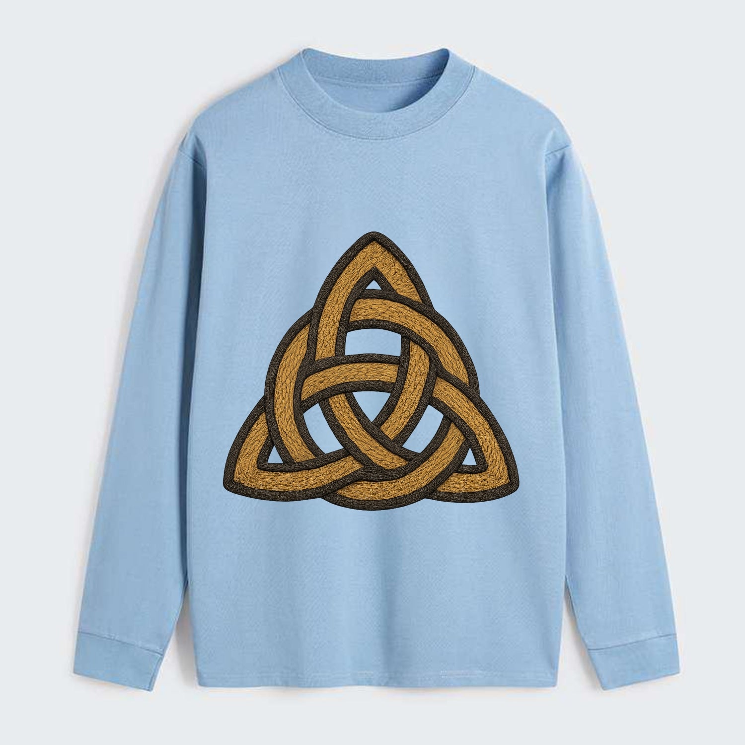 Trinity Knot  - Classic Long Sleeve Shirt - Light Blue
