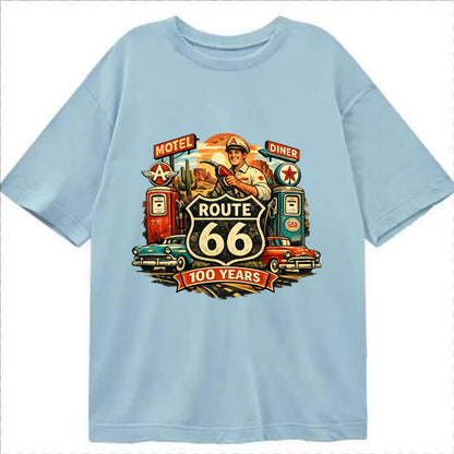 FILL ER UP | Vintage gas pumps | Flying A or Texaco style | Service station | - Classic T-shirt - Light Blue
