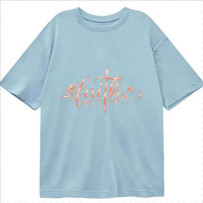 Faith - Classic T-shirt - Light Blue