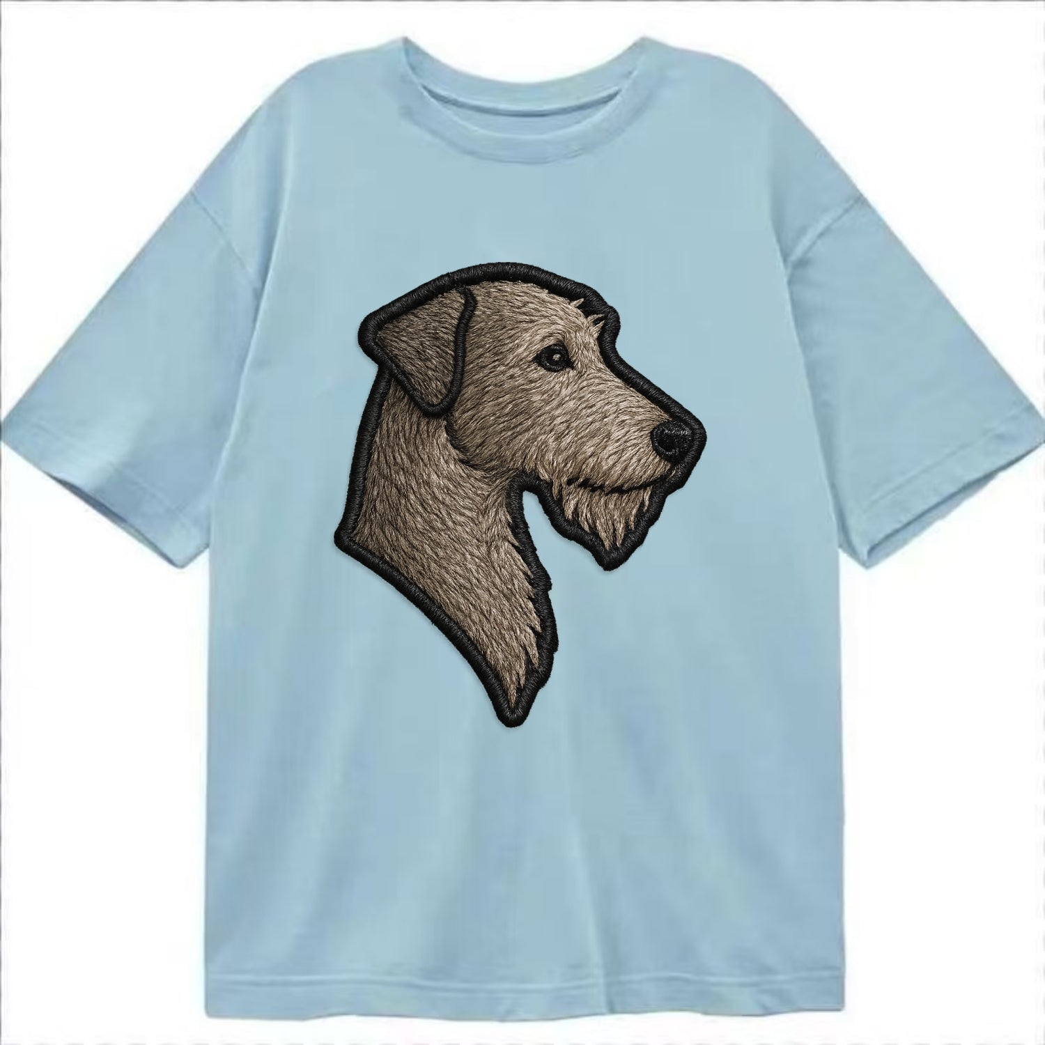 Irish Wolfhound - Modern gentle giant lo - Classic T-shirt - Light Blue