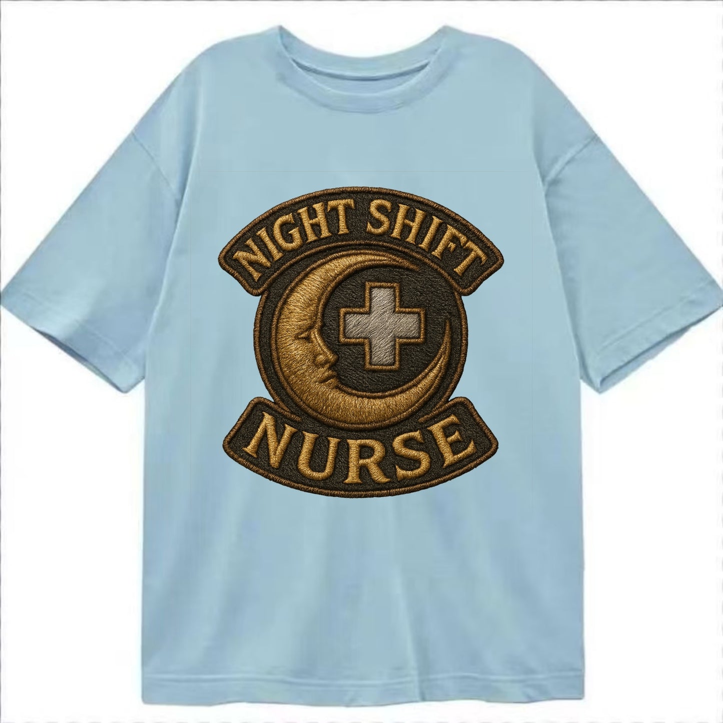 Night Shift Nurse  - Classic T-shirt - Light Blue