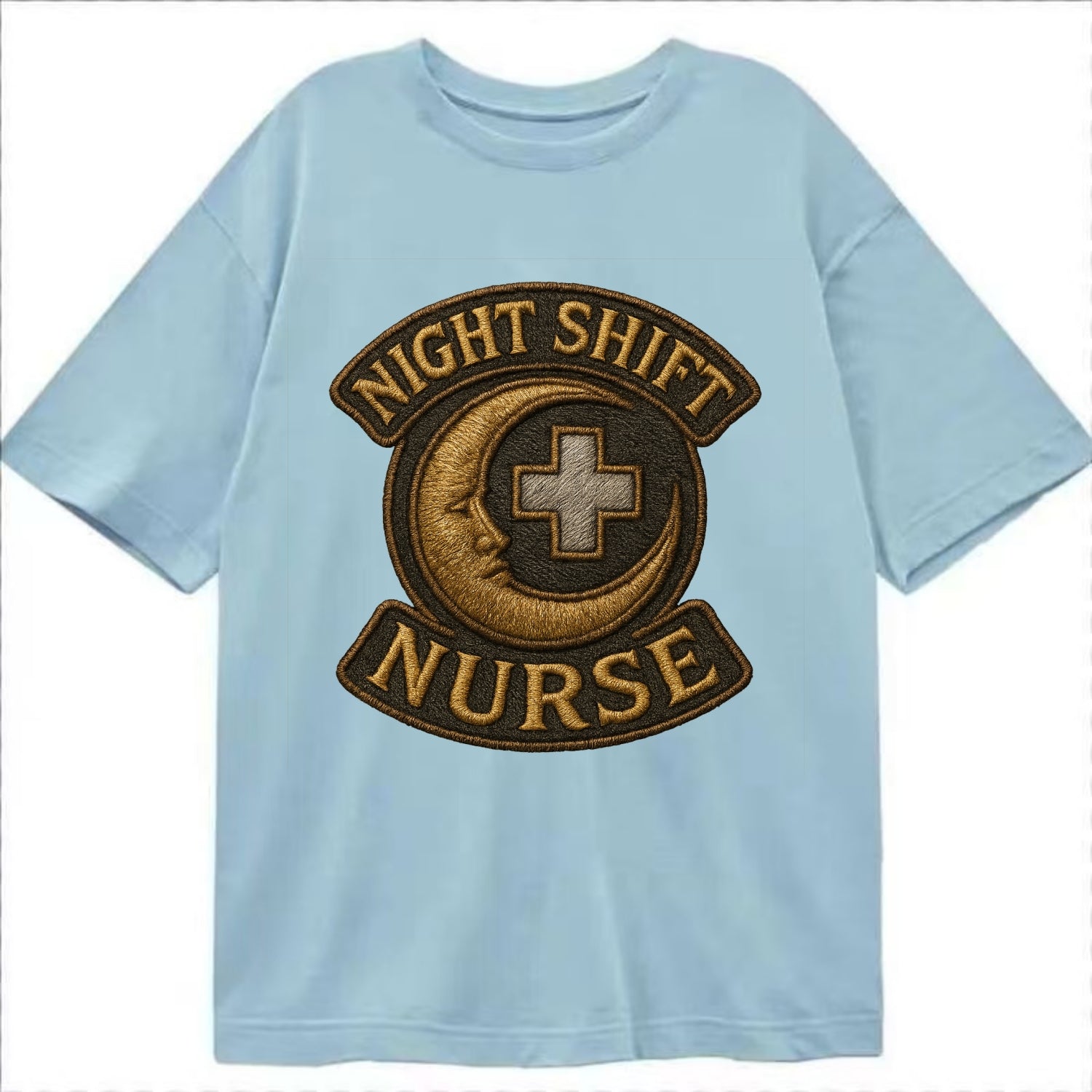 Night Shift Nurse  - Classic T-shirt - Light Blue