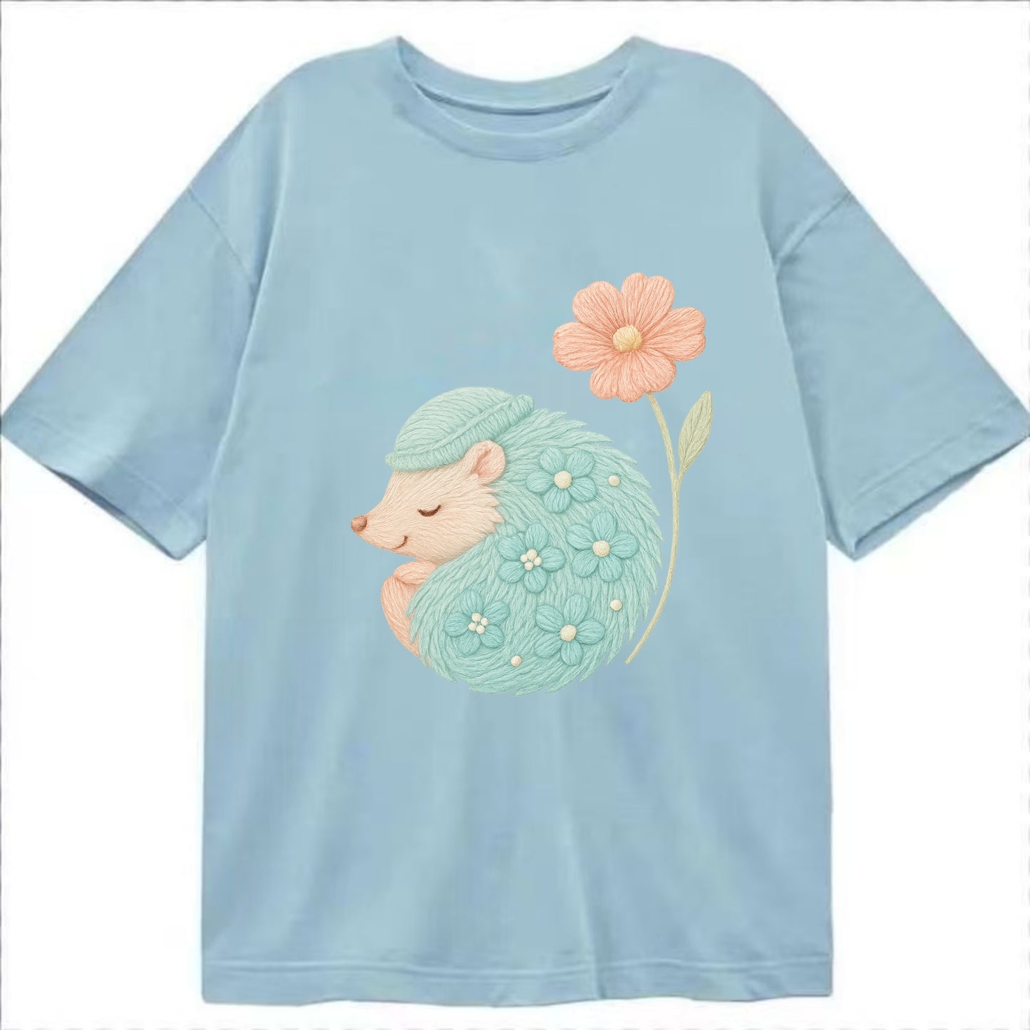 Aqua Hedgehog - Classic T-shirt - Light Blue