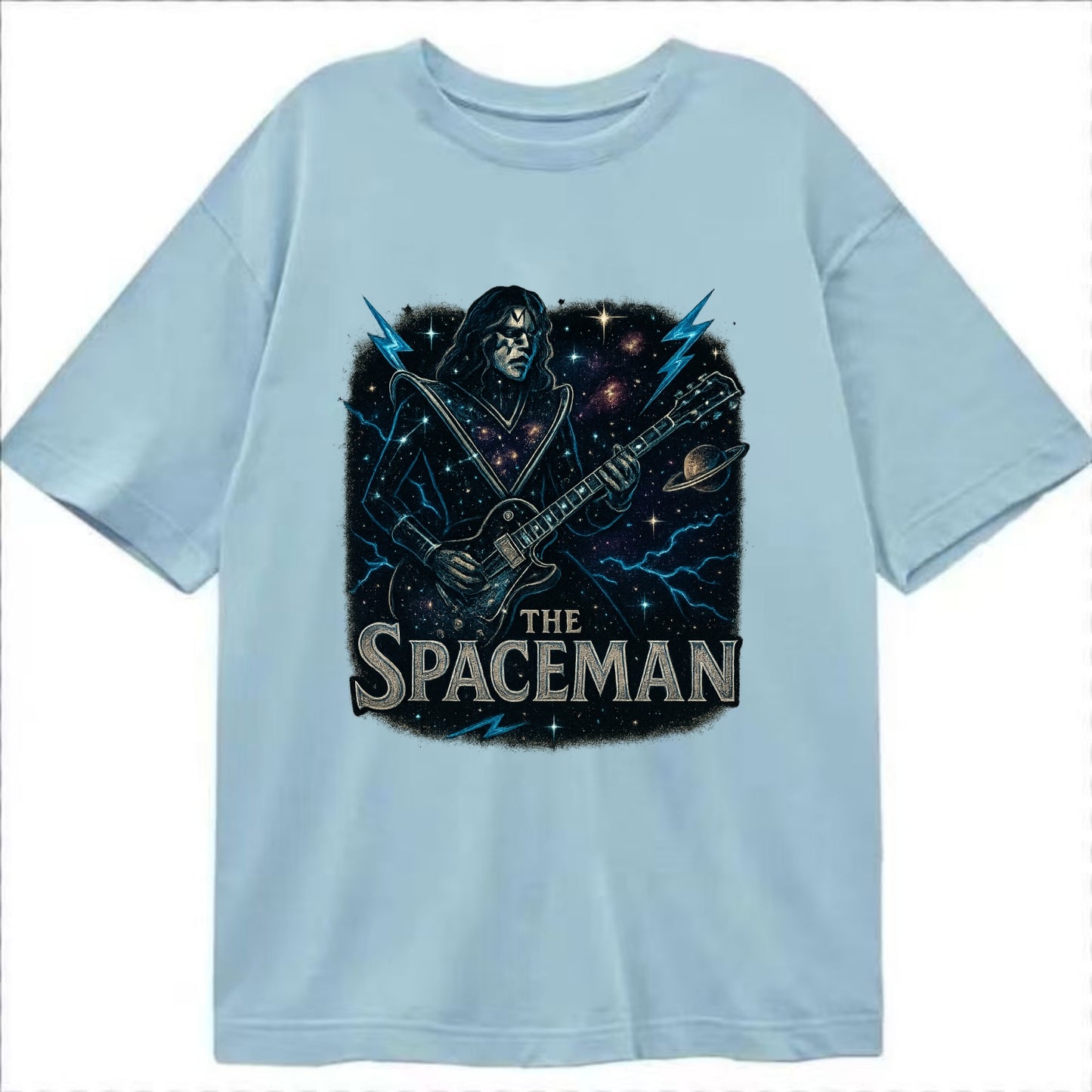 Spaceman Constellation - Classic T-shirt - Light Blue