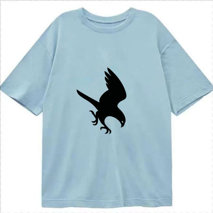 Hawk diving for prey - Classic T-shirt - Light Blue