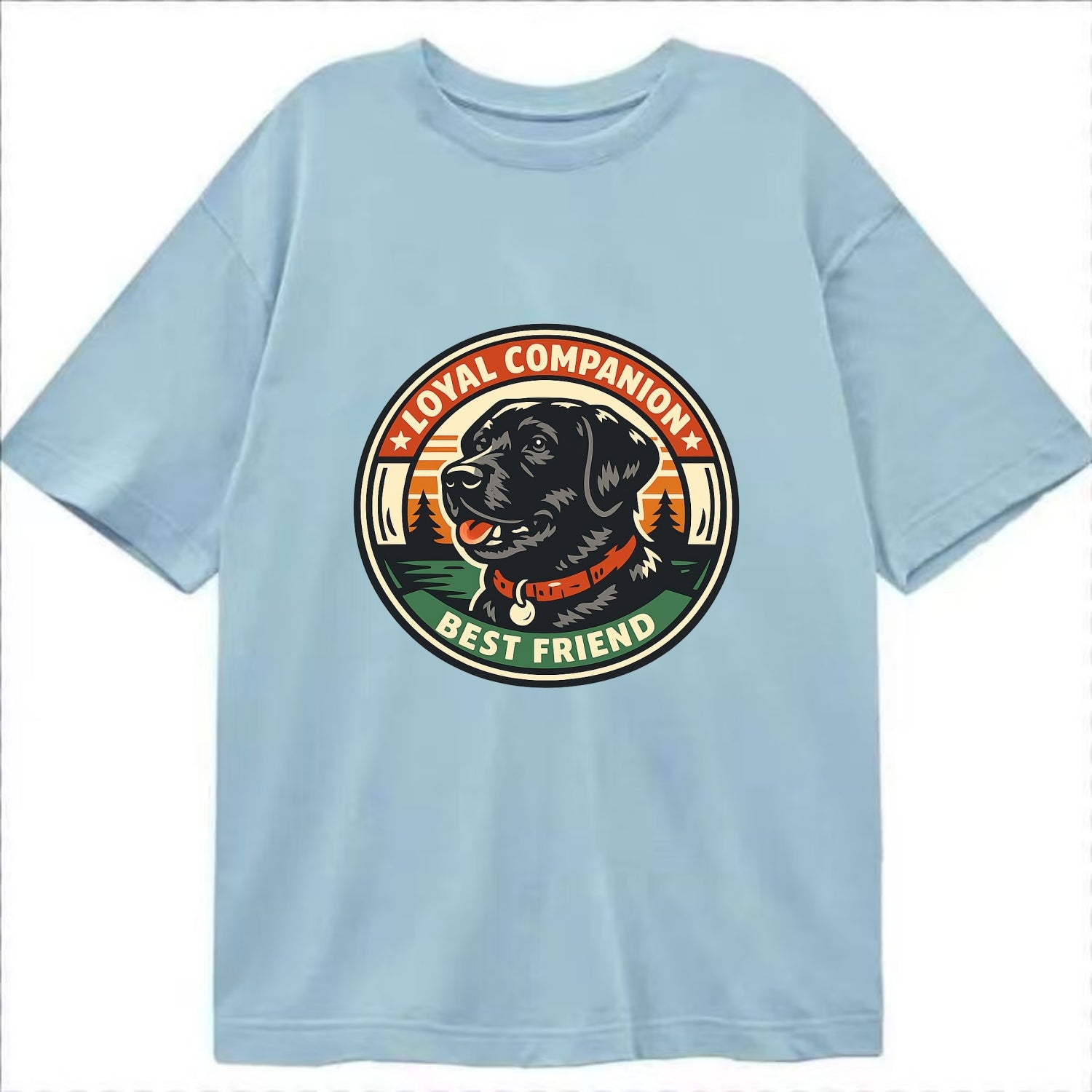 Noble Companion Emblem - Classic T-shirt - Light Blue