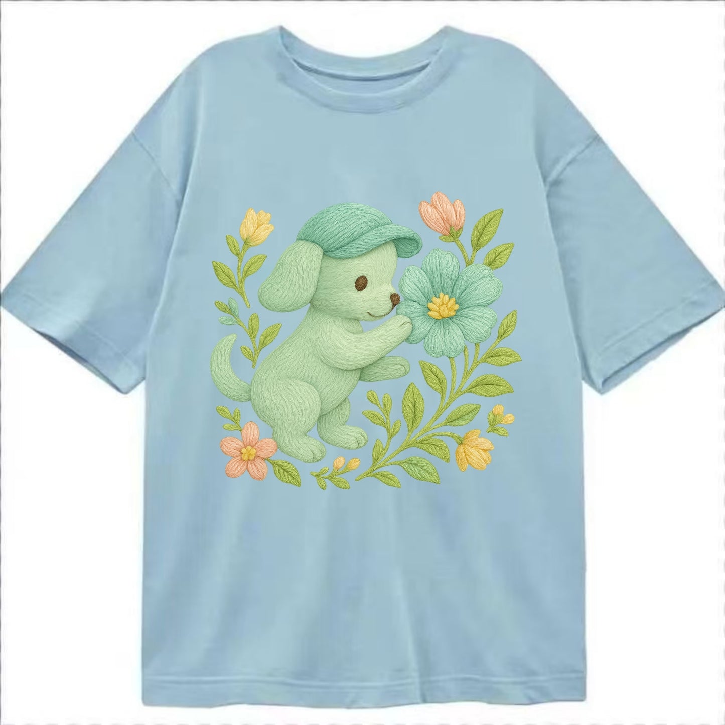 Mint Puppy - Classic T-shirt - Light Blue