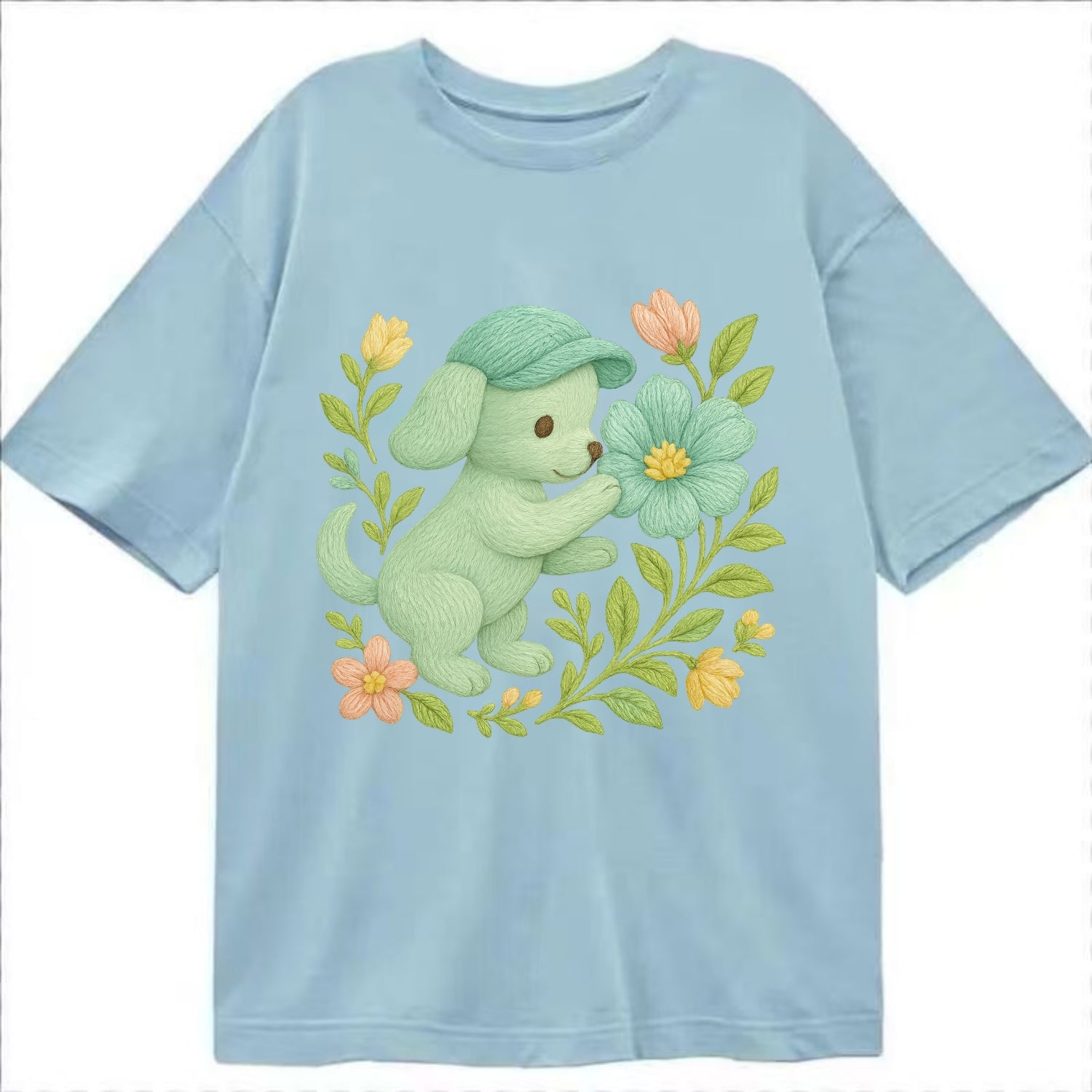 Mint Puppy - Classic T-shirt - Light Blue