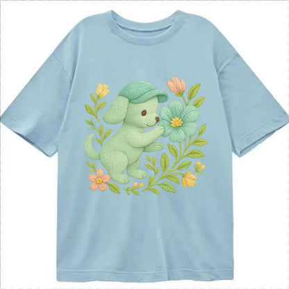 Mint Puppy - Classic T-shirt - Light Blue