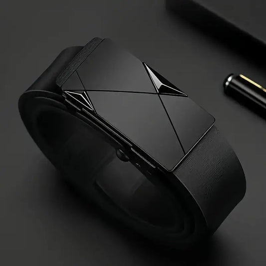 Men's Automatic Buckle Belt: Smart Casual & Business Style