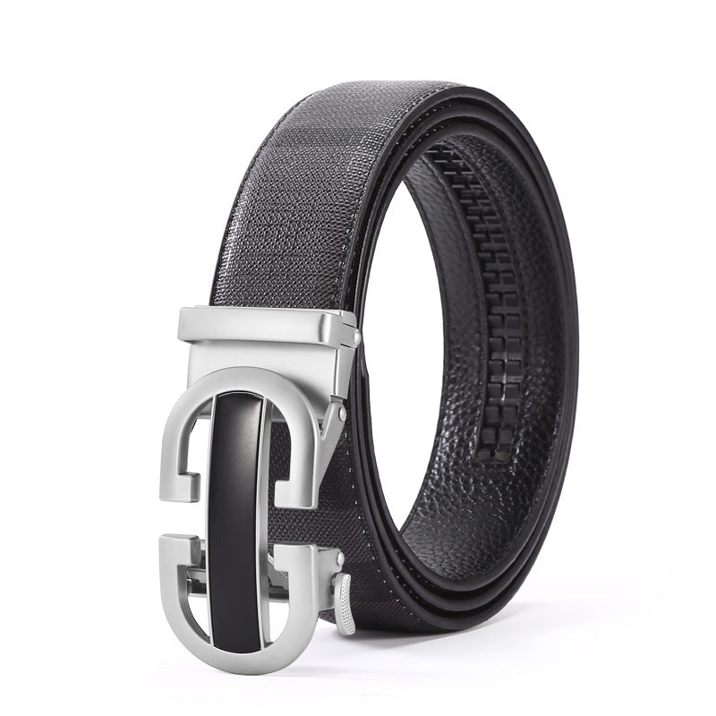 Men's Automatic Leather Belt - Business & Casual