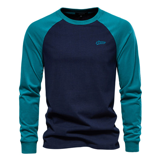 Men's Cotton Raglan Tee: Effortless Style & Comfort
