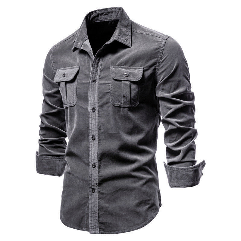 Men's Corduroy Shirt: Autumn Comfort & Business Casual Style