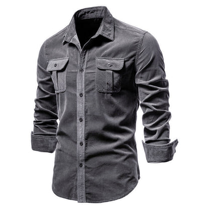 Men's Corduroy Shirt: Autumn Comfort & Business Casual Style