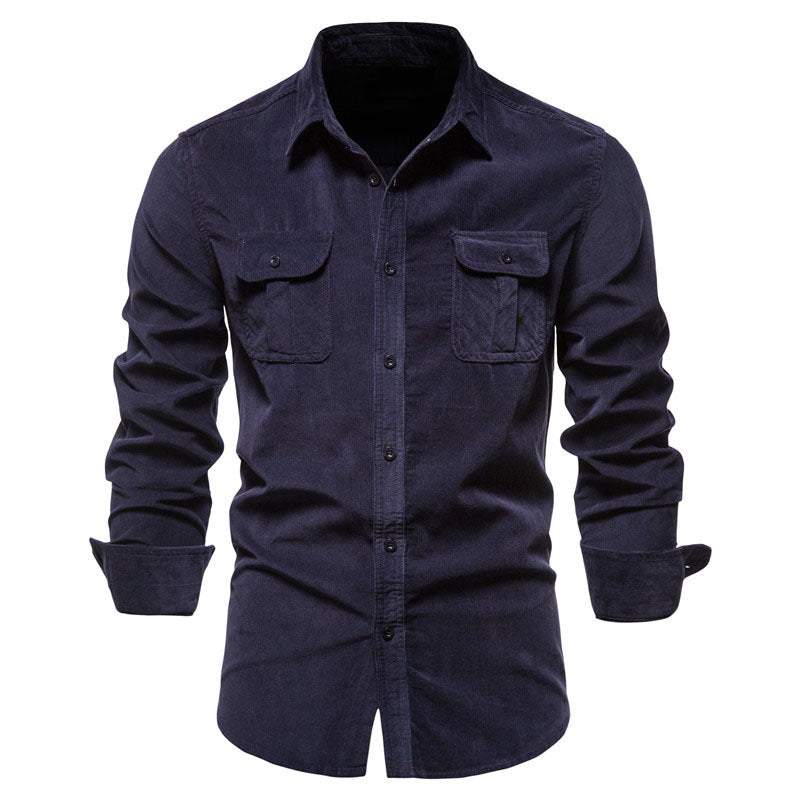 Men's Corduroy Shirt: Autumn Comfort & Business Casual Style