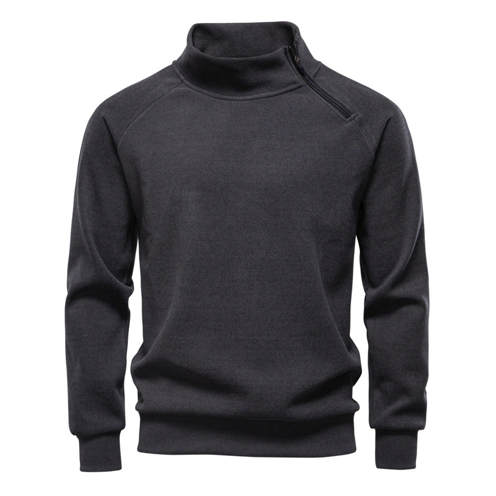 Men's Fleece-Lined Asymmetrical Zip Jacket