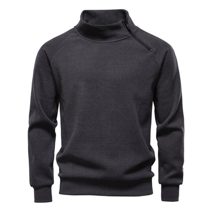 Men's Fleece-Lined Asymmetrical Zip Jacket