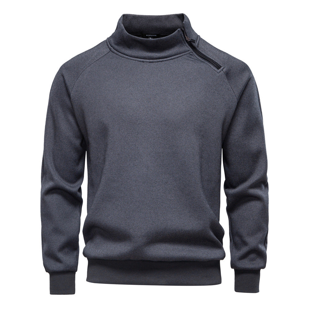 Men's Fleece-Lined Asymmetrical Zip Jacket