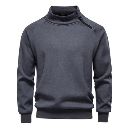 Men's Fleece-Lined Asymmetrical Zip Jacket