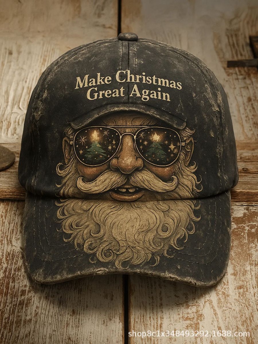 Men's Festive Digital Print Baseball Cap