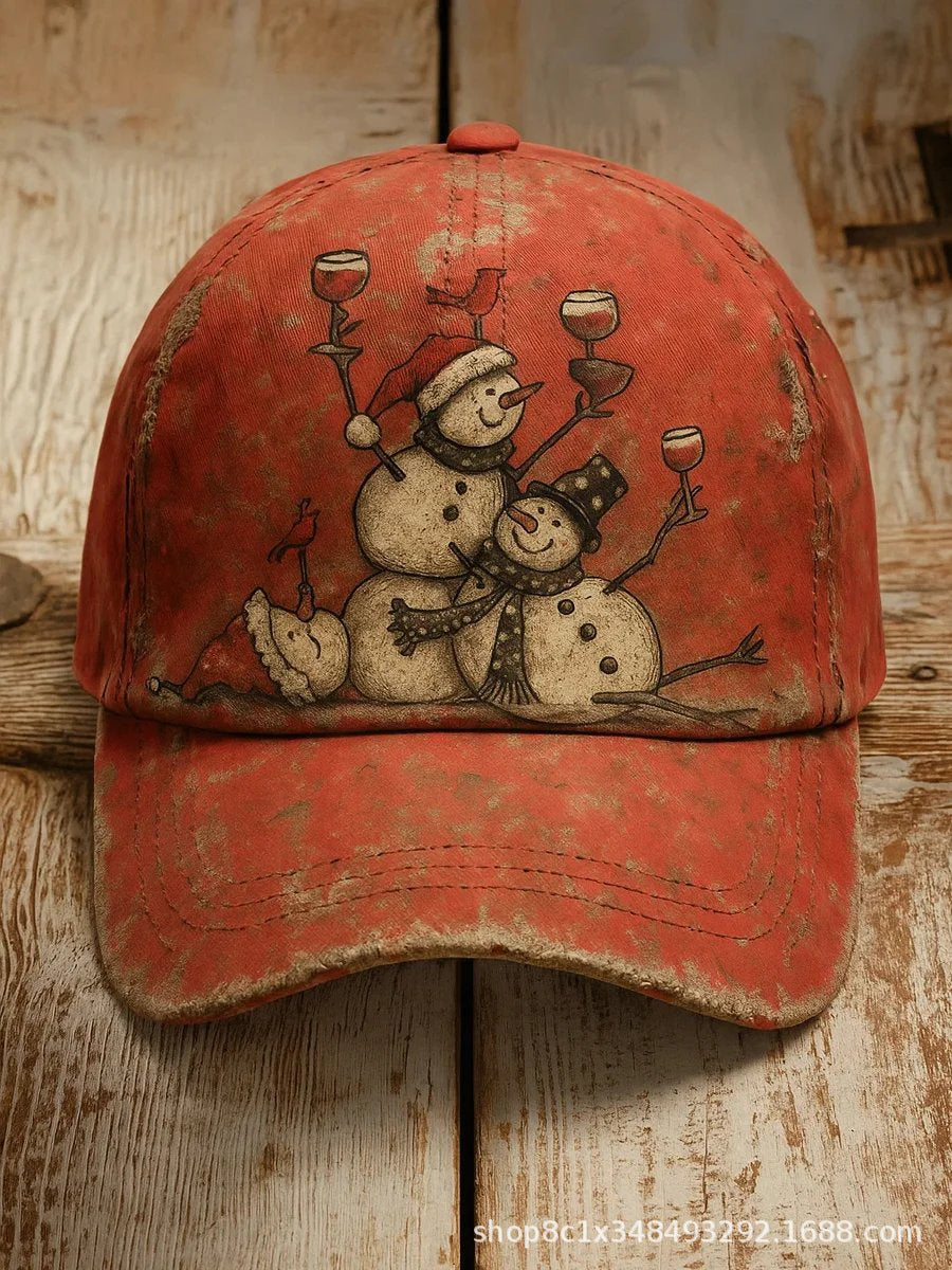 Men's Festive Digital Print Baseball Cap