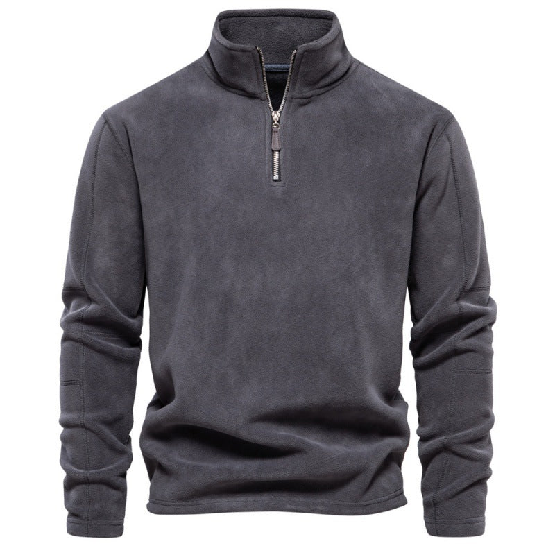 Men's Fleece Half-Zip Pullover: Warm & Stylish