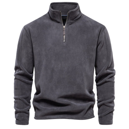 Men's Fleece Half-Zip Pullover: Warm & Stylish