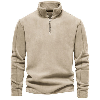 Men's Fleece Half-Zip Pullover: Warm & Stylish