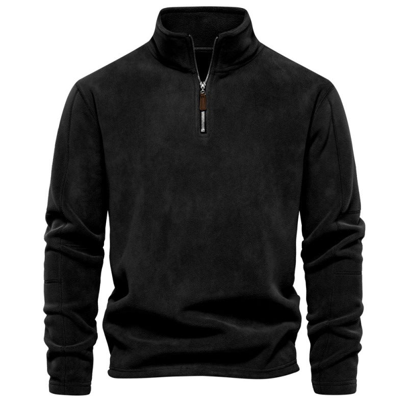 Men's Fleece Half-Zip Pullover: Warm & Stylish