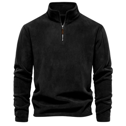 Men's Fleece Half-Zip Pullover: Warm & Stylish