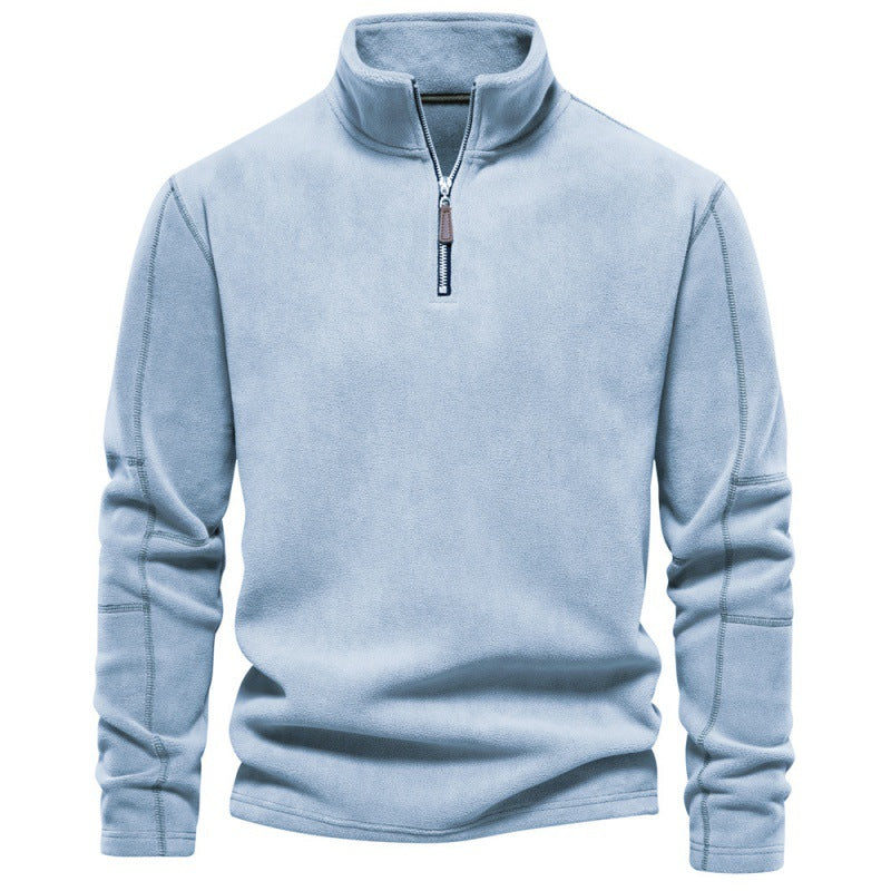 Men's Fleece Half-Zip Pullover: Warm & Stylish