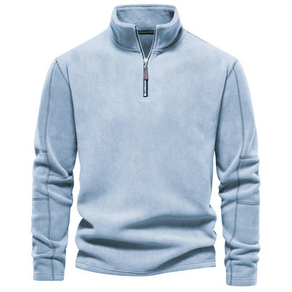 Men's Fleece Half-Zip Pullover: Warm & Stylish