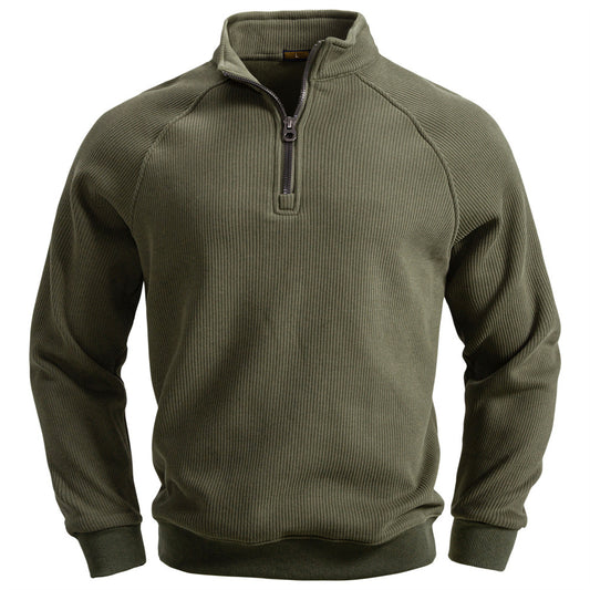 Men's Fleece-Lined Half-Zip Sweatshirt