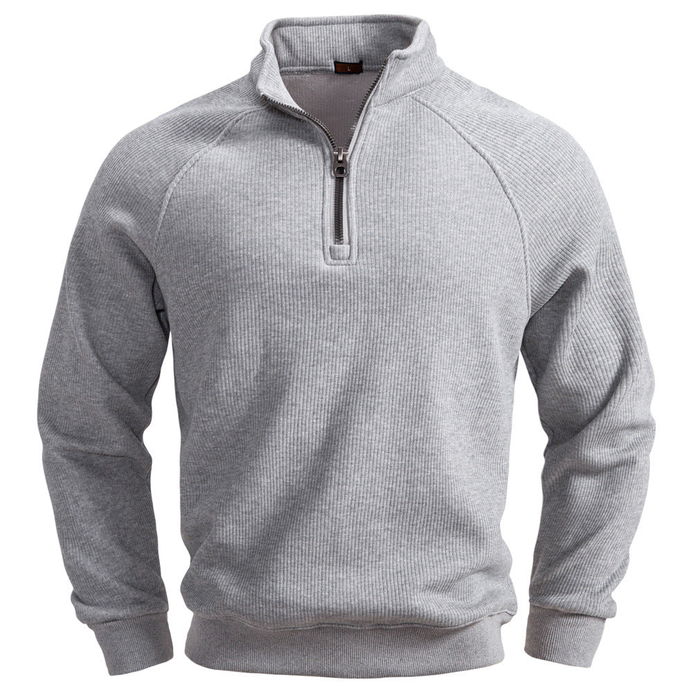 Men's Fleece-Lined Half-Zip Sweatshirt